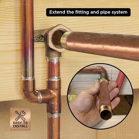 NPBR1245 4-1/2 "تركيبة أنابيب الحلمة النحاسية الطويلة بقطر اسمي 1/2" ونهايات NPT in Saudi Arabia