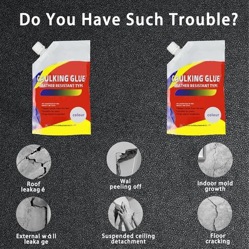 قطعتان من مادة مانعة للتسرب لإصلاح الشقوق الخرسانية مقاومة للماء مع قفازات، وكاشطات لاصقة وفوهة السد، وغراء السد نوع مقاوم للطقس، ومانع تسرب الخرسانة، ولاصق عازل سريع الجفاف in Kuwait