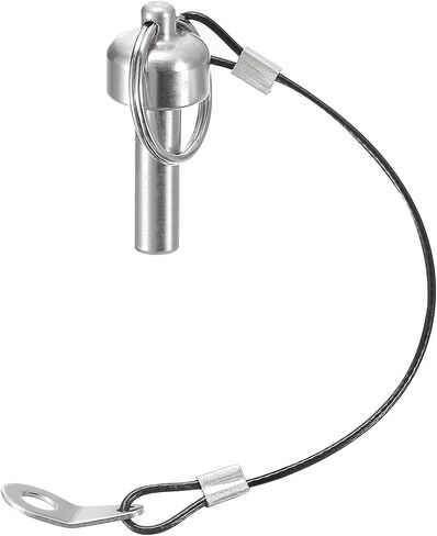 uxcell Magnetic Locking Pins, 304 Stainless Steel Magnet Type Quick Release Pin with Push Ring and 24.5cm Rope (8mm-21mm) in Saudi Arabia