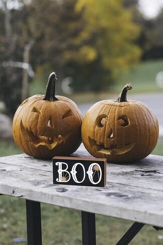 علامة ديكور المنزل من Primitives by Kathy Halloween تحت عنوان Boo in Saudi Arabia