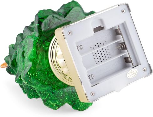 RAZ Imports 2022 Holiday Water Lanterns 13.75" Green Lighted Swirling Glitter Tree in Saudi Arabia