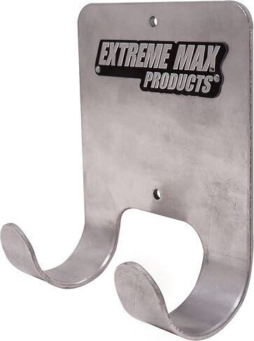 Extreme Max 5001.6074 Aluminum Whisk/Angle Broom Hanger Holder for Enclosed Trailer Shop Garage Storage,Silver in Saudi Arabia