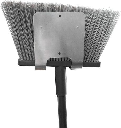 Extreme Max 5001.6074 Aluminum Whisk/Angle Broom Hanger Holder for Enclosed Trailer Shop Garage Storage,Silver in Saudi Arabia
