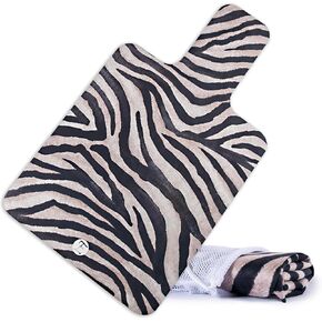 Echome Pilates Reformer Mat towel, Pilates Reformer Mat non slip,Reformer Mat Easy to Wash Light Weight Portable (Zebra)