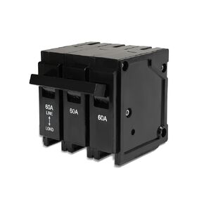 Q360 3-Pole 60-Amp Circuit Breaker, 60 AMP Breaker Fit for Siemens PL and ES Series Load Centers, 120/240V, Plug-in