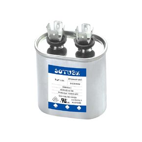 5uf 370 Vac 5X370 Run Capacitor Capacitor, 5uF ±5% 370VAC/440 Volt Oval Run Start Capacitor for Air Conditioner Condenser Straight Cool or AC Motor and Fan Starting or Heat Pump 5uf 370 Volt