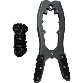 Kayak Grip Anchor, Kayak Fishing Accessories Equipment Kayak Brush Stainless Steel Gripper Brush Clamp Anchor with Teeth Rubber Grips with 16 Feet Anchor Rope for Kayaking Boat Canoe (Gray) in Kuwait