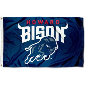 Howard Bison Large New Logo 3x5 College Flag
