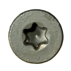 Star Drive Floorboard Screws with Wings, 1lb Box, Approx. 47 Pieces - 1/4" x 2" Self Tapping Screws, Heat, Abrasion, & Corrosion Resistant Thread Forming Metal Screws for Flooring, Repair