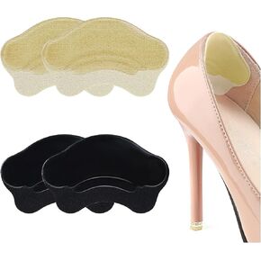2Pairs Heel Pads for Shoes That are Too Big,Heel Grips Mens Shoes,Heel Grips for Women Shoes,Silicone Shoe Heel Grip,Anti-Slip Heel Inserts for Improved Shoe Fit,Comfort,and Blister Prevention