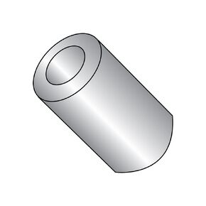 Small Parts 500810RS303 Round Spacer, 18-8 Stainless Steel, Plain Finish, #10 Screw Size, 1/2" OD, 0.192" ID, 1/2" Length