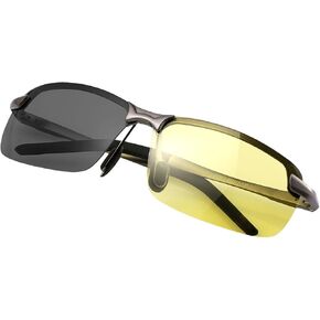 Polarized Photochromic Sunglasses For Men And Women Night Vision Glasses For Driving Cycling UV400 Transition Shades