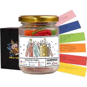 Men’s KJV Bible Verse Jar, 60 Scriptures for MEN, Encouragement, Christian gift for men, King James translation, Father’s Day, Gift for Dad