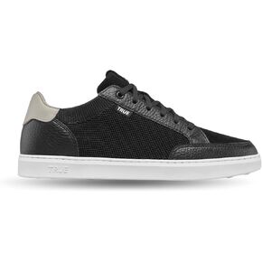 TRUE Linkswear FS-02 Mixed Media, Men's Golf Shoes, Premium Full Grain Leather & Durable Nubuck Suede Paneling, Water Resistant