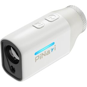 Mini Plus Ultra Compact Small Golf Accessory Rangefinder Gadget with Slope Mode, 6X HD, 1200 Yards, Type-C Rechargeable, Built-in Magnet, Flagpole-Lock, Vibration Alarm, Case Included