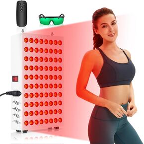 Red Light Therapy for Body, Infrared Light Therapy Lamp with Stand 660nm Red Light & 850 Near-Infrared Light Therapy Devise for Full Body Pain Relief Skin Care