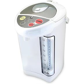 Panda Electric Hot Water Boiler and Warmer, Hot Water Dispenser, 304 Stainless Steel Interior (Stainless Steel/Brown, 4.0 Liter) in Kuwait