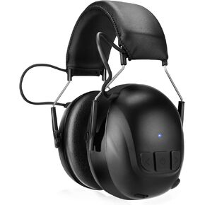 Bluetooth 5.4 Hearing Protection with 120H Working Time, 1200mAh Rechargeable Battery Ear Protection Headphones