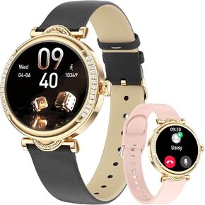 Smart Watch, Smart Watches for Women (Answer/Make Calls), Fitness Tracker with Heart Rate Monitor, Blood Oxygen, SpO2, Sleep Tracker, Step Tracker, Waterproof Fitness Watch for Women for iOS & Android