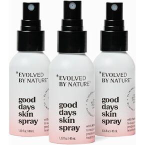 Evolved By Nature Body Spray & Face Mist for Eczema-Prone Skin, Good Days Skin Spray, 1.35 Fl Oz, Clinically Proven Body & Facial Spray, Helps Reduce Irritation & Redness of Dry & Sensitive Skin