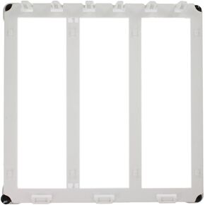 Leviton 47612-HBK Half Width Bracket-Abs, White