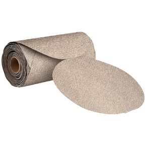 Mirka Basecut 6'' Sandpaper 100 Grit PSA Linkroll 100 pcs. Adhesive Sanding Discs for Orbital Sander, Sand Paper Pads for Automotive Refinish, Wood and Marine Finishing