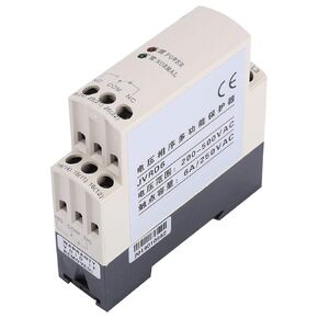 JVRD6, Phase Sequence Protection Relay, JVRD6 Monitoring Voltage Control Device with 2 Indicator Light, Powered by The Measuring Circuit