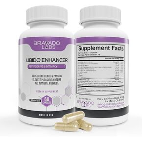 Libido Enhancer Supplement - Female Libido Booster for Women - Drive, Energy, Mood, Intimacy and Performance Enhancement Pills - with Maca Root, Ashwagandha, Dong Quai - 60 ct