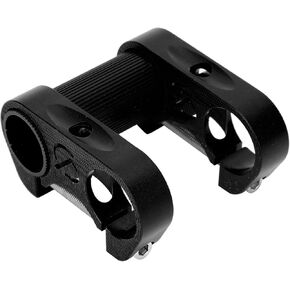 Tissting Bicycle Double Stem, 25.4mm/1.0in Bike Handlebar Stem Riser Aluminum Alloy Hollow Modified Double Stem for Replacement