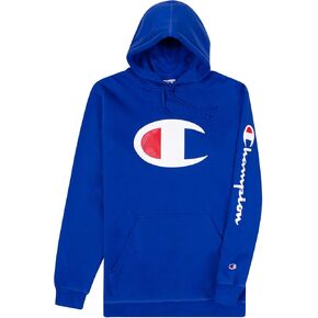 Champion Hoodie for Men Big And Tall Mens Oversized Pullover Fleece Sweatshirt Royal Blue