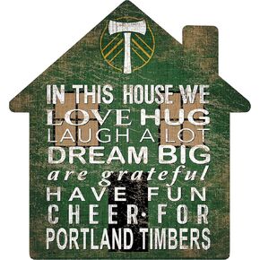 Fan Creations MLS Portland Timbers Unisex Portland Timbers House Sign, Team Color, 12 inch, (S0880-Portland Timbers)