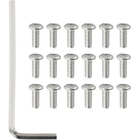 18pcs Electric Scooter Bottom Cover Steel Screws Accessories for Max G30 10x4mm Electric Scooter Bottom Plate Screws