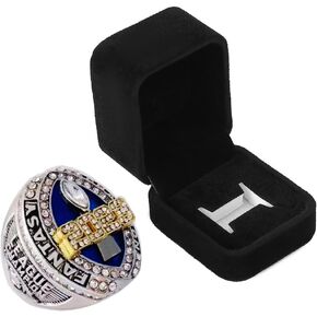 2023 Fantasy Football Championship Ring Trophy Award Prize Sport MVP Winner FFL League Champion Ring With Box