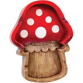 Fujima Polyresin Mushroom Ashtray - 5"x6.25"
