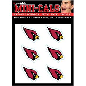 Wincraft NFL Arizona Cardinals Face Tattoos, Team Colors, One Size