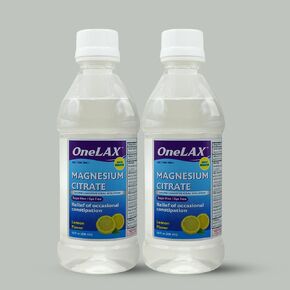 Magnesium Citrate Oral Solution Saline Laxative Natural Lemon Flavor Fast-Acting, Gentle Laxative & Constipation Relief Digestive Health. Sugar-Free, Dye-Free 10 fl oz (296 mL) 2 Pack