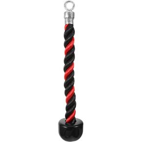 BESPORTBLE Single Grip Tricep Rope Pull Down Rope Tricep Bicep Exercise Attachment for Home Gym Pulley Workout Tricep Push Down Rope System 1Pc