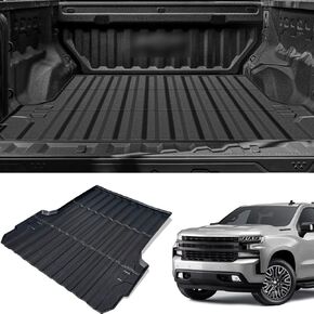 TIYURENER Truck Bed Mat Compatible with 2019-2023 Ford Ranger Truck Bed Mat 5ft Original Car Design Ford Ranger Accessories Truck Bed Liner TPE Material Anti Slip Truck Bed Mat