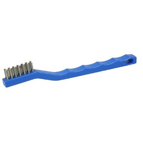 Weiler 44075 Small Hand Wire Scratch Brush, Stainless Steel Fill, Plastic Block, 3 x 7 Rows, Made in The USA (Pack of 36)