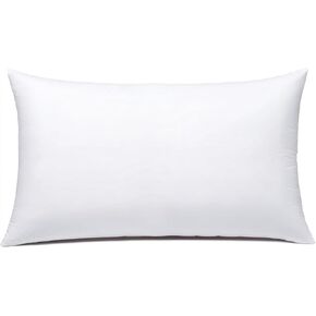 JIEITIVE Throw Pillow Inserts Hypoallergenic Premium Pillow Stuffer Rectangle Lumbar Pillow for Decorative Pillow Covers Cushion Set of 1-12 x 20 Inches