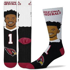 NFL Arizona Cardinals Mens Selfie Crew Socks - Kyler Murray