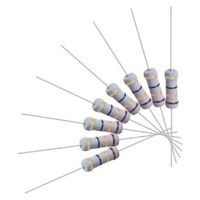 uxcell 50Pcs 13 Ohm Resistor, 1W 5% Tolerance Metal Oxide Film Resistors, Axial Lead, Flame Proof for DIY Electronic Projects and Experiments