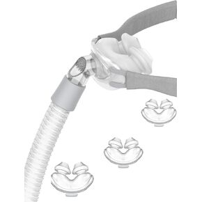 Universal Replacement Nasal Pillow System Assembly - Includes Small, Medium, and Large Nose Pillow - Replacement Set for P10 Series