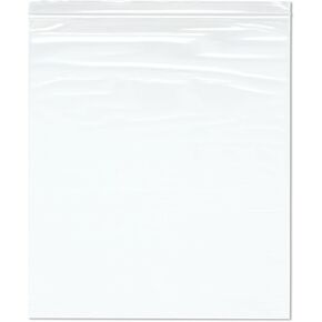 Plymor 14" x 16" (Pack of 100), 2 Mil Zipper Reclosable Plastic Bags