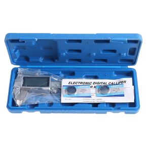 6 Inch Digital Caliper Measuring Tool, Full Screen Plastic Caliper with Inch/Millimetre Conversion, Electronic Digital Vernier Caliper for Jeweller/Woodworker/DIY
