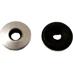 #10 Neoprene EPDM Bonded Sealing Washers Stainless Steel 18-8, Neo Bond, 100 Pieces (#10 NEO Bond Washer)