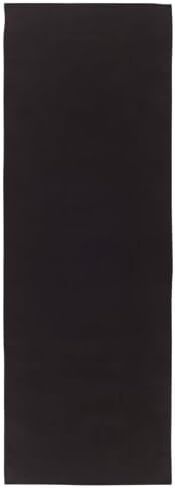 Everyday Yoga Hot Yoga Mat/Hand Towel, Super Absorbent - Lightweight, Non Slip, Anti-Slip, Sweat Absorbent, Super Soft, Mat-Sized Microfiber - Black in Saudi Arabia