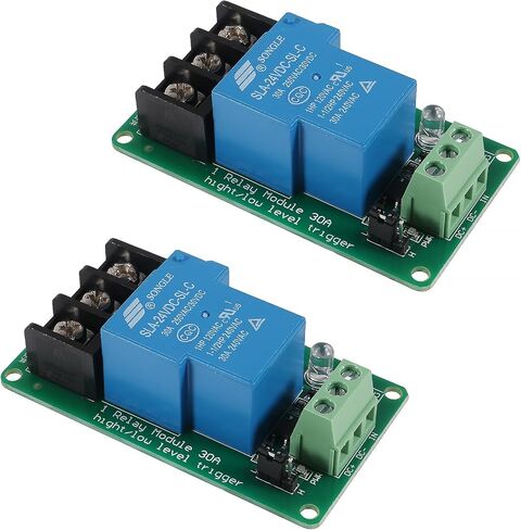 DIANN 2pcs 24V 30A 1-Channel Relay Module High Low Level Trigger with Optocoupler for PLC Automation Equipment Control Industrial Control in Saudi Arabia