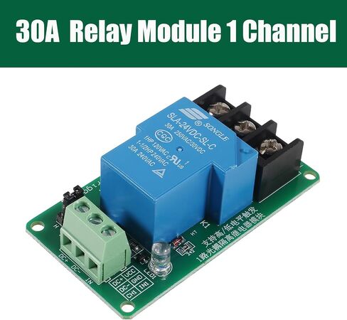 DIANN 2pcs 24V 30A 1-Channel Relay Module High Low Level Trigger with Optocoupler for PLC Automation Equipment Control Industrial Control in Saudi Arabia