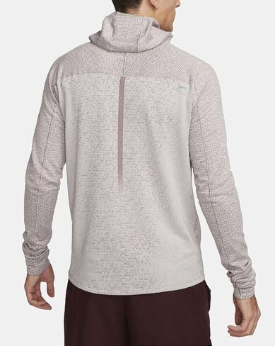 قميص الجري ذو القلنسوة Therma-FIT ADV Run Division Pinnacle للرجال من Nike (US، Alpha، Large، Regular، Regular، Standard، Burgundy Crush/Burgundy Crush/Pure 652) in Saudi Arabia